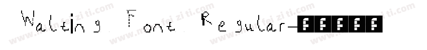 Walting Font Regular字体转换